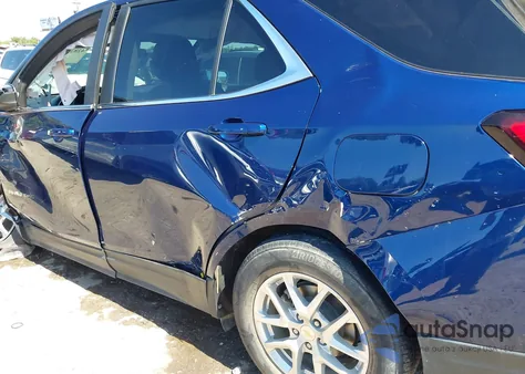 2022 Chevrolet Equinox Lt из США, поврежденный, VIN 3GNAXUEV7NL187718